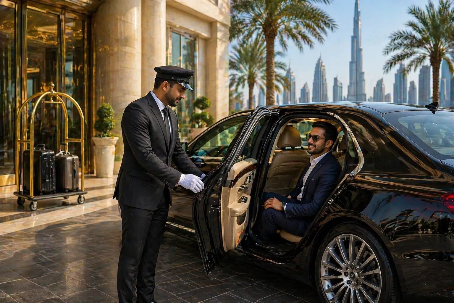 Chauffeur-Driven Car Service from Hotels in Dubai