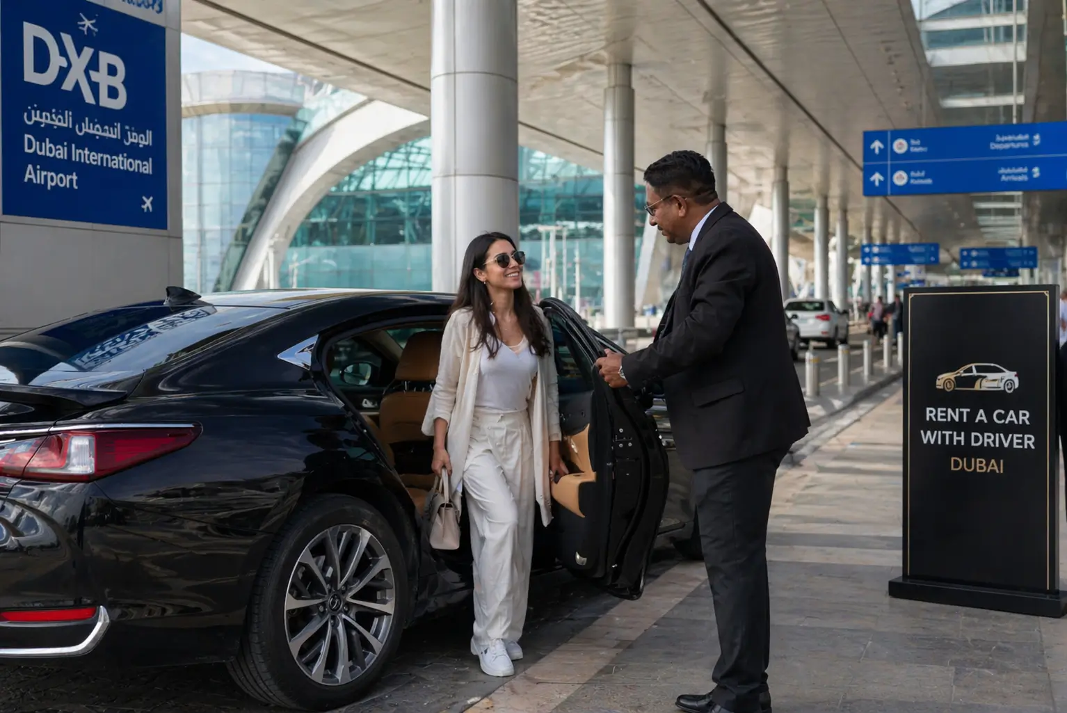 dubai rent a car with driver