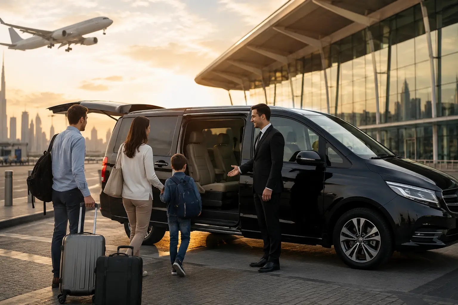 How to Organize Airport Pickup and Drop-Off With a Van Rental in Dubai