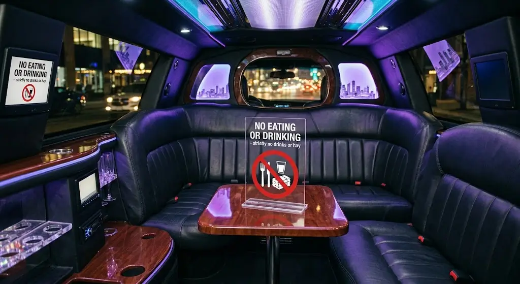 Can You Eat or Drink in a Limo? Rules You Need to Know